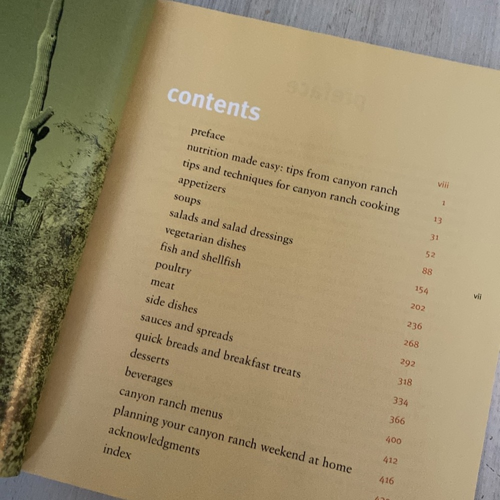 Canyon Ranch Spa Cookbook - First Edition Hardcover - Picture 5 of 11